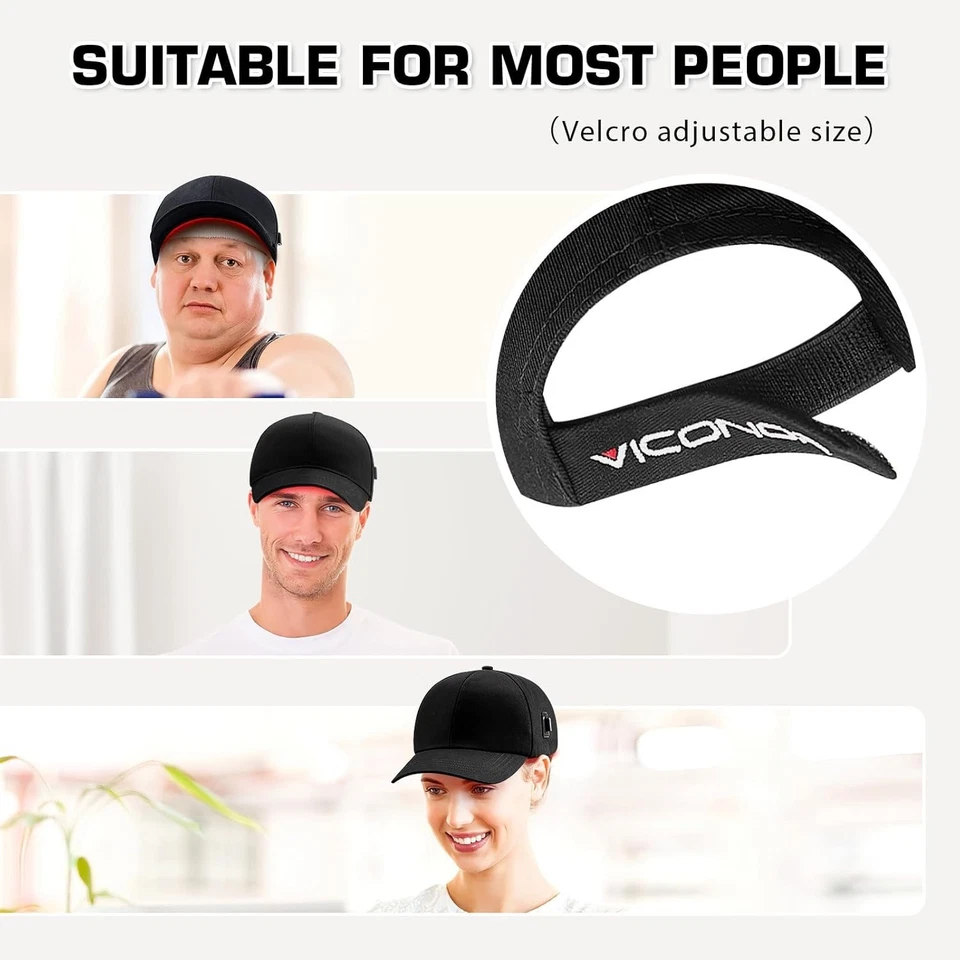 Gorro láser para el crecimiento del cabello, color negro - Image 2 of 4