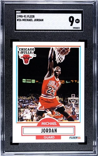 1990-91 Fleer #26 Michael Jordan SGC 9