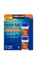 Kirkland Signature Nighttime Sleep Aid Doxylamine Succinate 25mg 192 Tabs