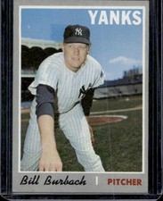 1970 Topps #167 Bill Burbach (Excellent) (C)