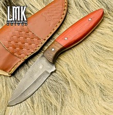 LMK Hand Forged Skinner Knife D2 Tool Steel Hard Wood EDC Veterans Gift