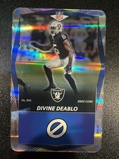 2025 NFL Uno Elite Alternate Jerseys Divine Deablo Blue FOIL #038 Raiders!!!