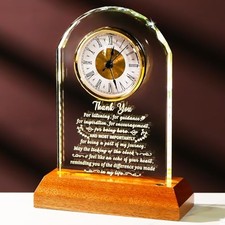 Gifts for Women Men, Appreciation Clock Gift for Coworkers Friends Thank You