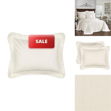 Historic Charleston King Charles Modern Farmhouse Floral Matelasse Decorative