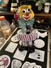 Mariano Vintage Glass Clown With 24k Gold Blown Into The Glass