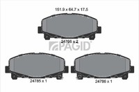 Pagid Bremsbelagsatz BremsklöTze FüR Honda Accord Viii CU CW
