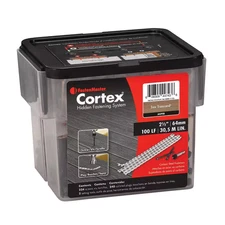 Collated Cortex 2-1/2" Deck Screws W/ Collated Plugs & Bits-For Trex Decking Jas