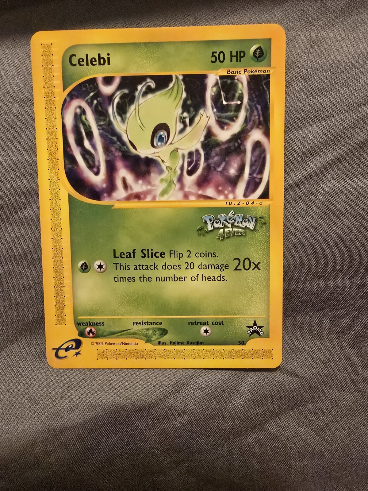 Pokemon Card PL WOTC Black Star Promo Celebi 50 Pokemon 4EVER Promo HP