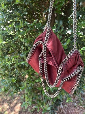 Stella McCartney Burgundy Red Falabella Mini