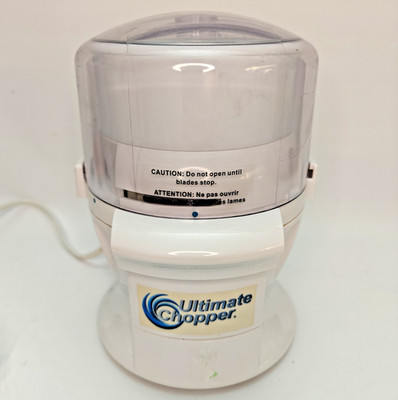 Ultimate Chopper CH-1-600W White Food Processor 600 Watts - Works Great!