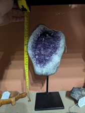 Beautiful Mounted Amethyst With Quartz Included In It