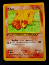 Vulpix 91/105 1st Edition Common Non Holo Neo Destiny NM Free eBay Shipping on eBay