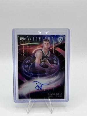 2025-26 Topps Midnight Danny Wolf Stroke of Auto Rookies RC Twilight #/199 Nets