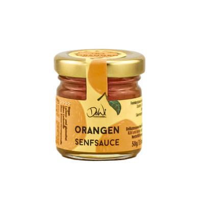 Orangen Senfsauce 50g  von DeWi