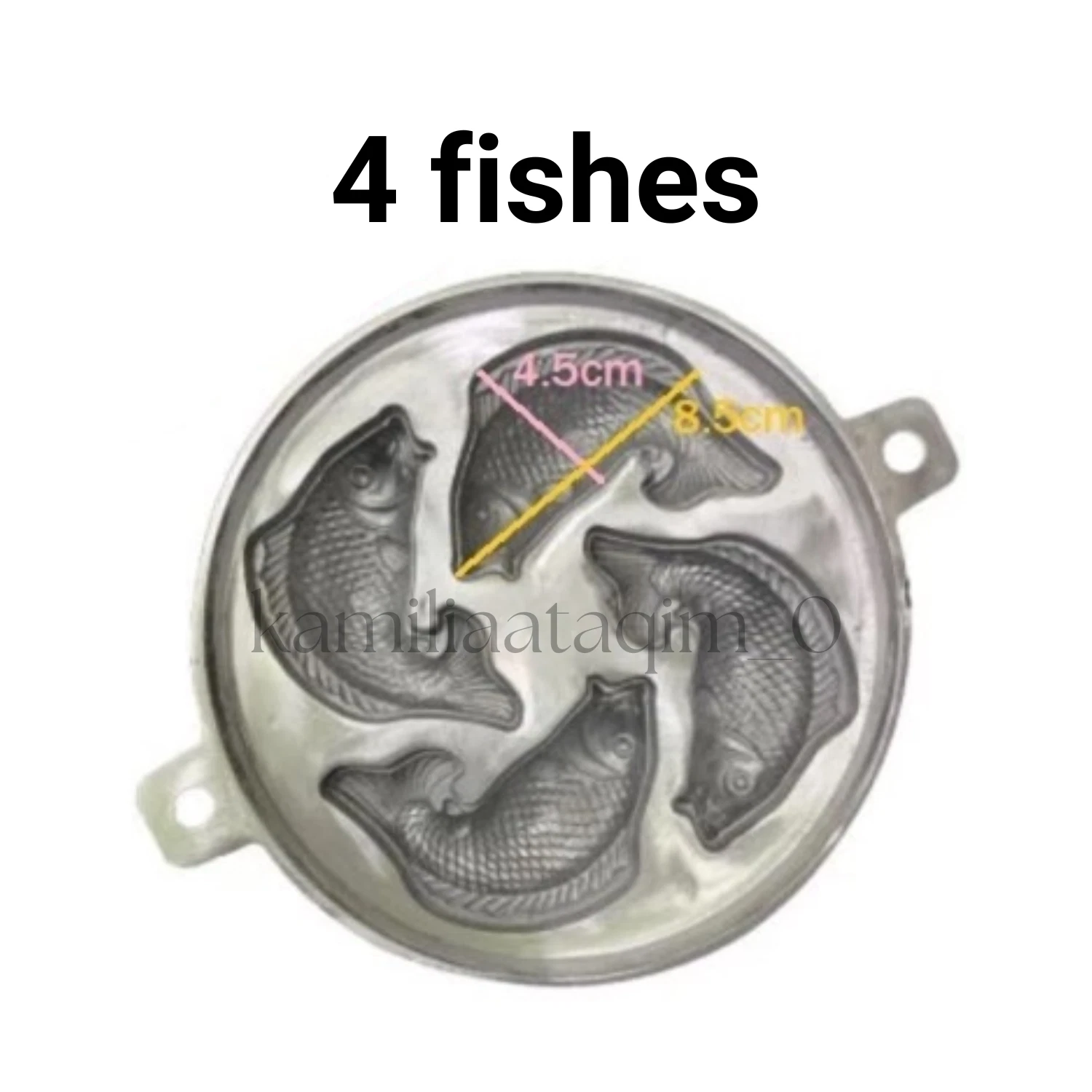 4 Fish Design Kuih Kue Bahulu Madeleine Sponge Cake Cast Aluminium Mould
Opens in a new window or ta