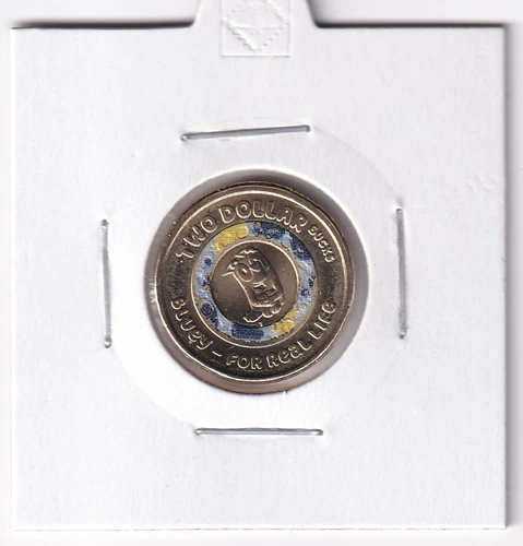 AUSTRALIAN: 2026 $2 BLUEY COLOURED UNC TILL COIN (BLUEY) #5938