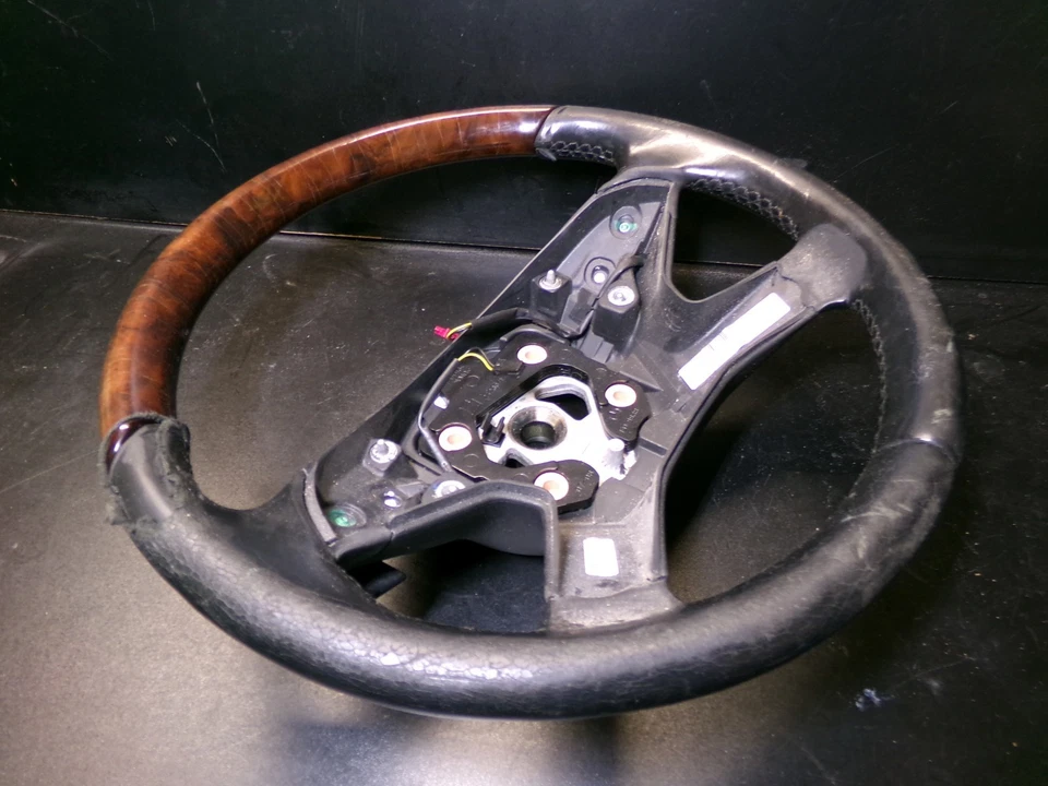 Driver Steering Wheel Wood Top A1644607103 09-12 Mercedes Benz W164 ML350 ML500 - Image 2 of 4