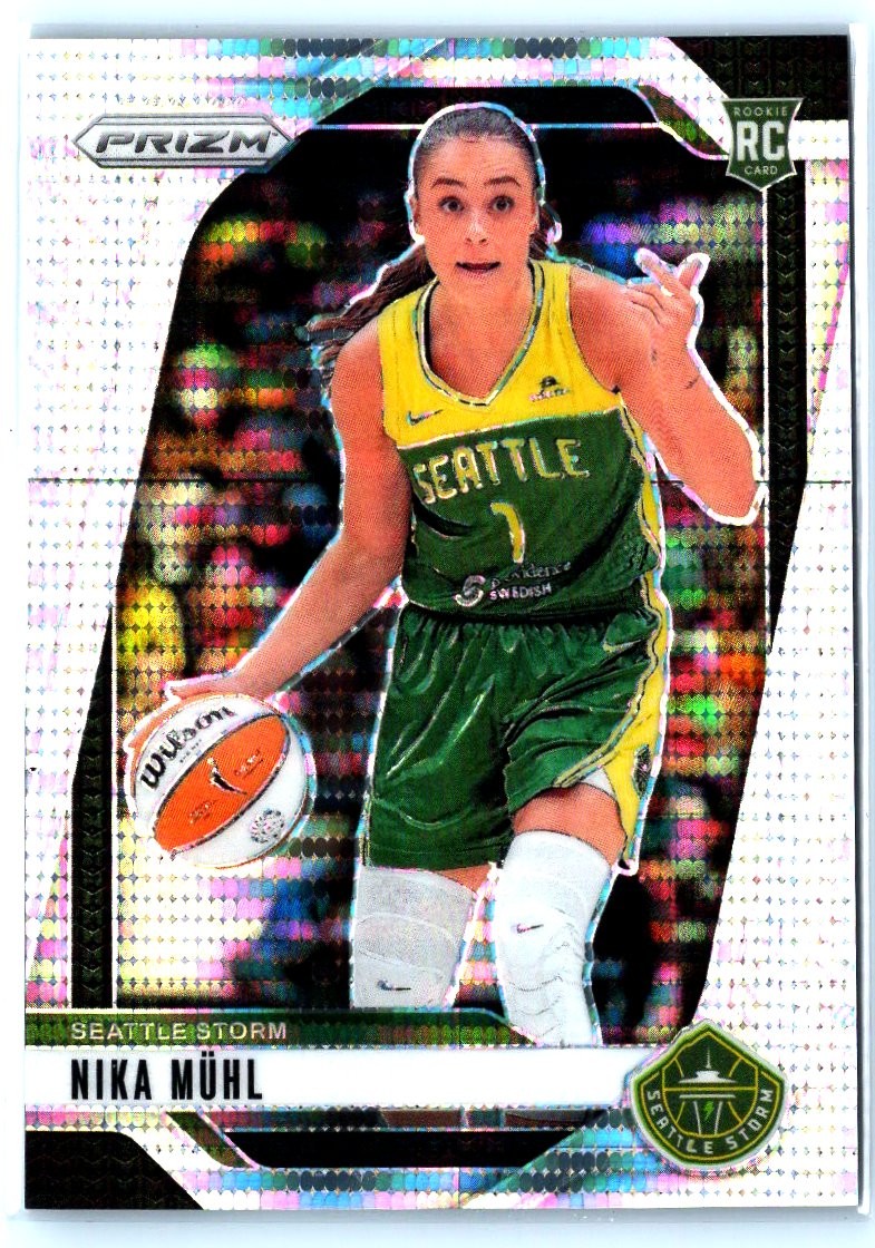 2024 Panini Prizm WNBA #75 Nika Muhl Pulsar Prizms RC /499