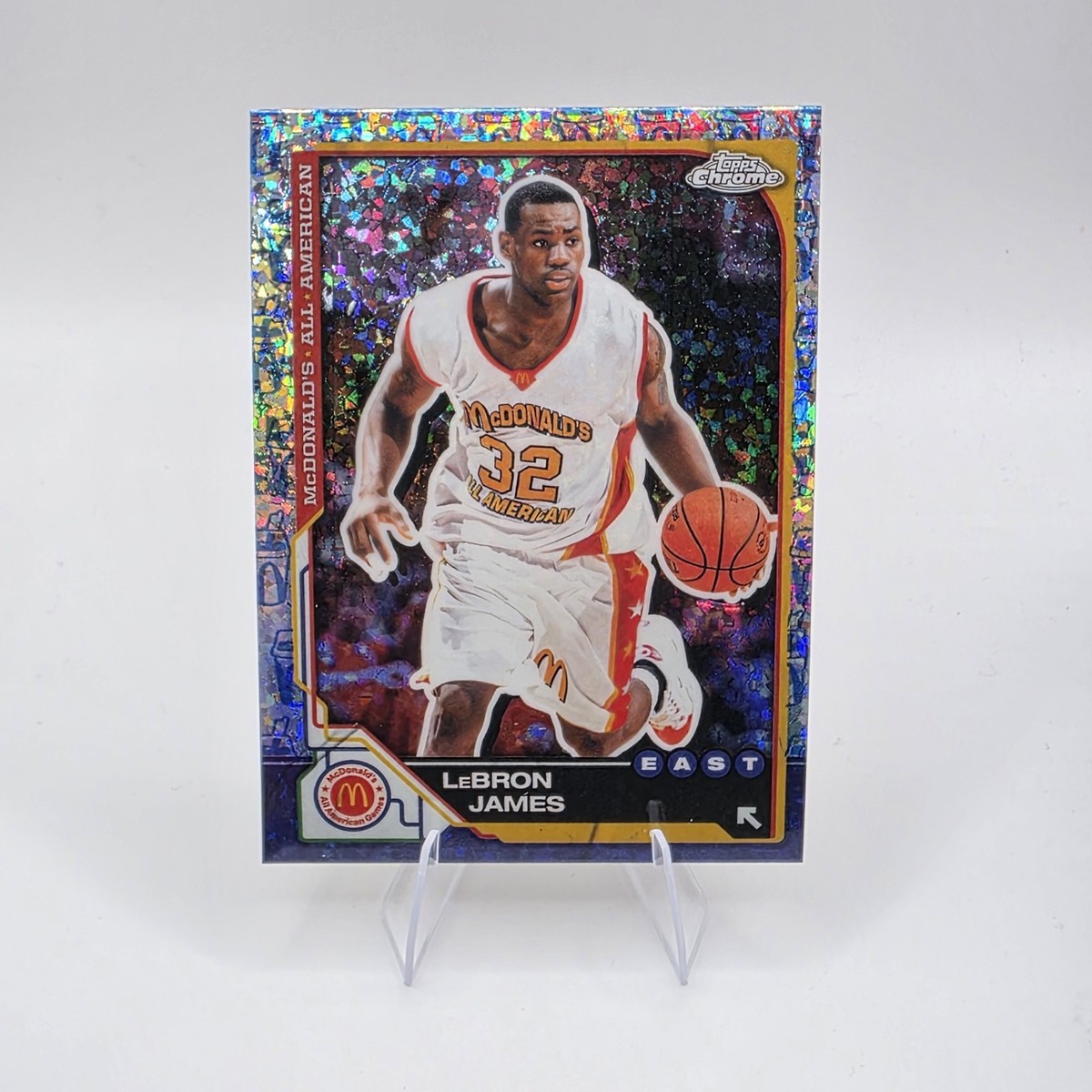 2025 Topps Chrome McDonald's LeBron James McFlurry Refractor #98