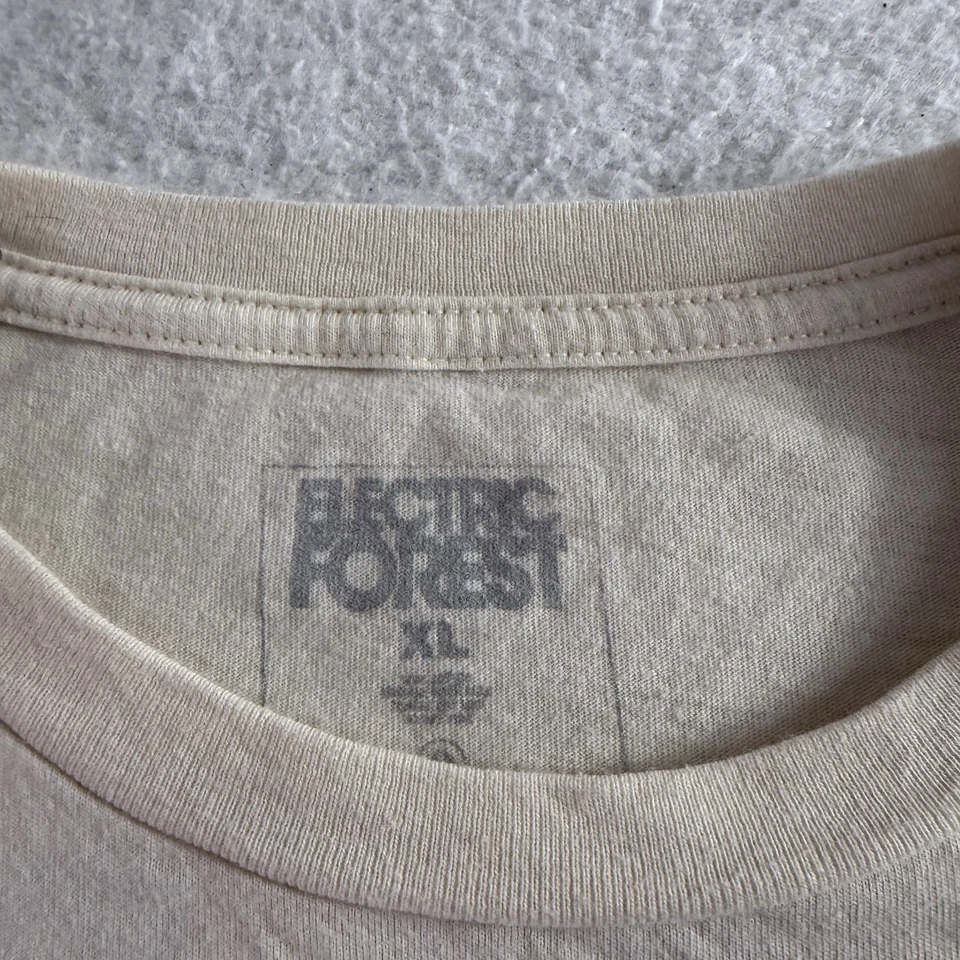 Camiseta manga larga Electric Forest Music Festival MI 2023 XL Odesza Jamie XX Foto 3 de 4