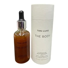 TAN-LUXE THE BODY Illuminating Self-Tan Drops Light/Medium Full Size 50ML NEW