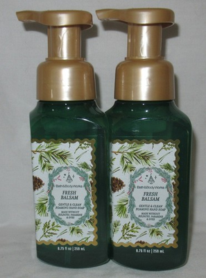 #ad Bath amp; Body Works Gentle amp; Clean Foaming Hand Soap Set Lot of 2 FRESH BALSAM $30.99