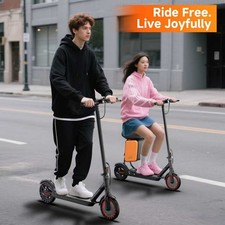 LADPED Electric Scooter Adults, 19MPH Folding Commute Teens EScooter W/ Seat APP