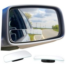 2 Pcs Frameless Blind Spot Mirrors for car, Universal Rear, Wide Angle Blind