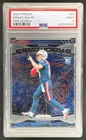 145593035 Drake Maye 2024 Panini Prizm #22 Fireworks Rookie RC PSA 9