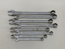 Snap-on 8pc 12-point Standard Sae Chrome Combination Wrench Set 1132 - 1316