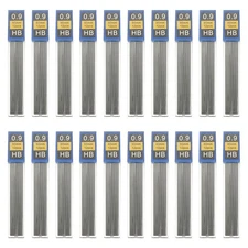 480Pcs 0.9 mm Mechanical Pencil Lead for Writing, Black