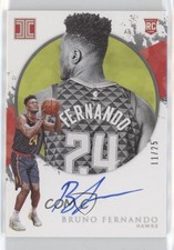 2019-20 Panini Impeccable Rookie Holo Silver 11/25 Bruno Fernando #131 Auto 0bt4