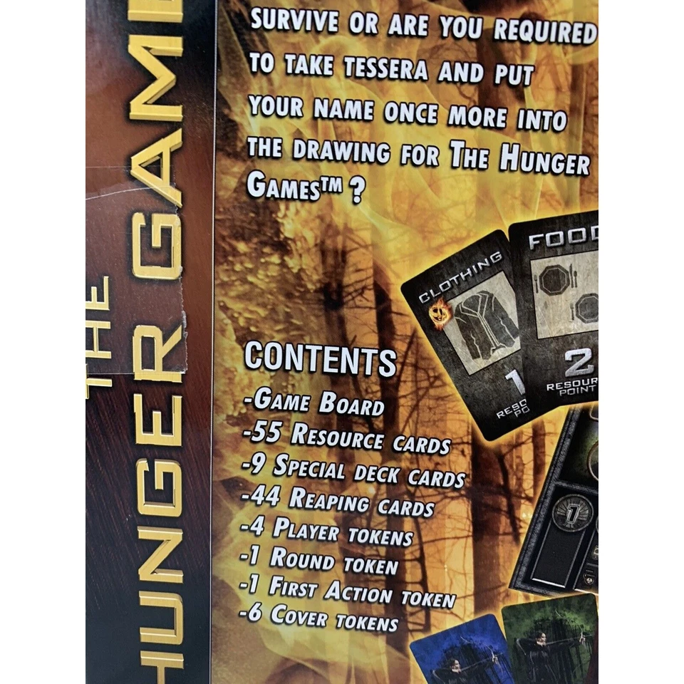 Hunger Games District 12 Game Board Strategy Factory Sealed 2012 Lions Gate New - Image 4 of 4