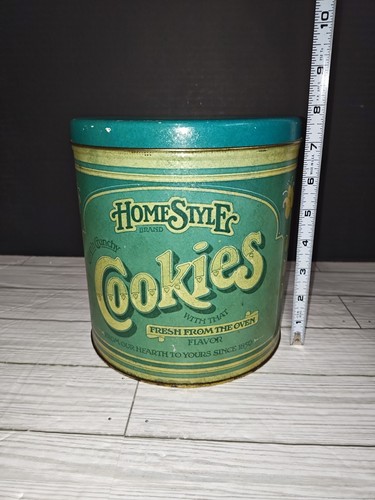 Vintage Ballonoff Canisters Home Style Brand Cookies Collectible Tin Made In USA - Picture 7 of 8