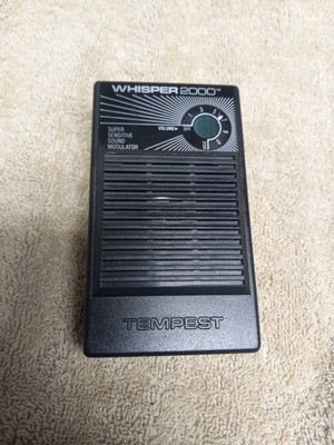 Tempest Whisper 2000 Super Sensitive Sound Modulator Model WS-2000 Black