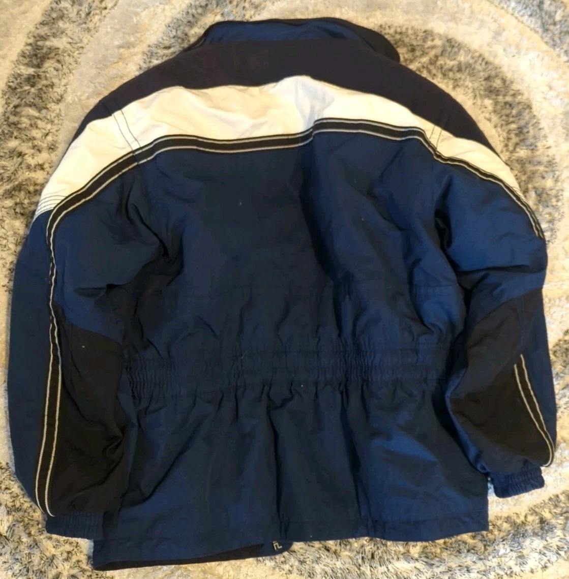 VTG PHENIX Men's XL Ski Snow Alpine Jacket Hood, Pockets, Blue Full Zip - product detail image 7