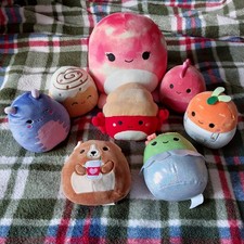 Squishmallow Lot Of 8, 5 Inch And 10 Inch Gift Plush Bundle Set
