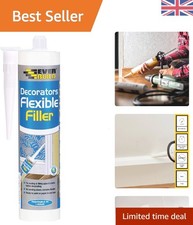 Fast Drying 290ml Everbuild Flexible Decorators Filler for Doors & Windows