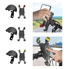Motorcycle Phone Holder Phone Stand Bracket with Shade Clamp Elegant Cellphone