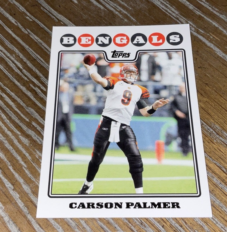 Carson Palmer 2008 Topps Football #19 Bengals