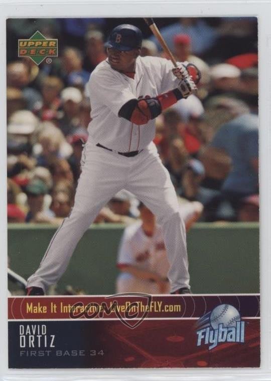 2005 Upper Deck Pro Sigs Flyball David Ortiz #62 HOF 1ab6