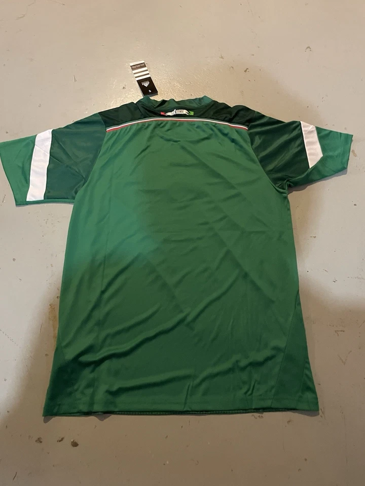 Домашняя футболка Adidas Mexico 2014 чемпионата мира зеленая - Изображение 2 из 2