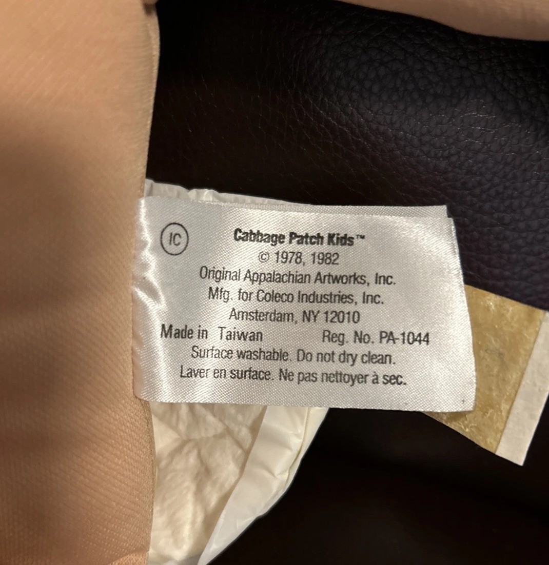 Vtg Cabbage Patch Kid Dimple Boy HM3 1985 Brown Hair Eye 80s Clean NICE