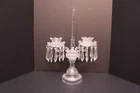 WATERFORD Vintage Candelabra Centerpiece 2 Arm 20" Ireland Signed Candle Holder-