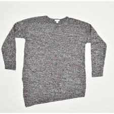 J. Jill Women Pullover Sweater Crew Cotton Blend Multicolor Size Sp Petite Pure