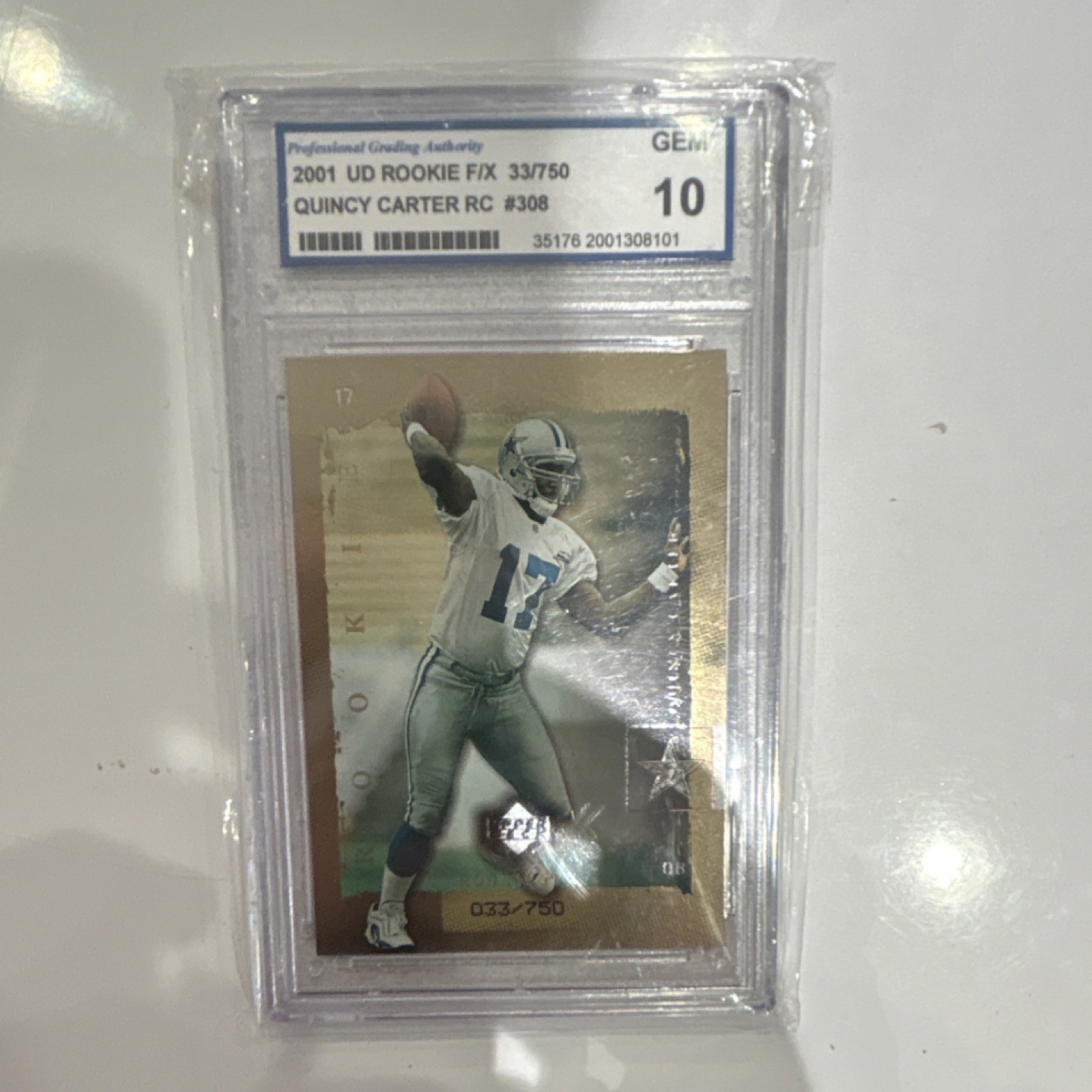 Quincy Carter Victory #308 Base