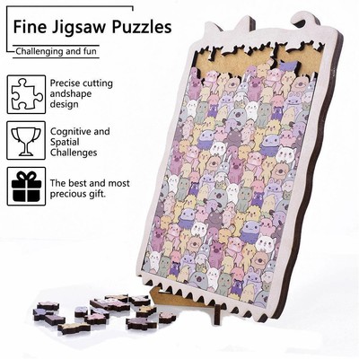 Safe Wooden Stacking Puzzles For Kids Wood Stack & Early Toy Puzzle C5W2
