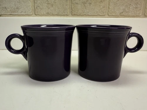 Fiestaware Plum Coffee Mugs-Set of 2