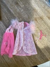 Vtg Barbie Clothes #1694 Pink Moonbeams No Comb Or Mirror. Excellent