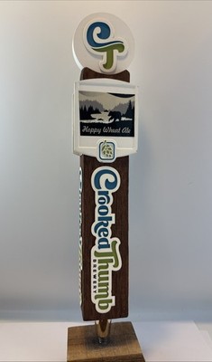 Beer Tap Handle Crooked Thumb Brewery Beer Tap Handle Hoppy Wheat Ale  Beer